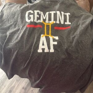 Gray Gemini AF Graphic Sweatshirt